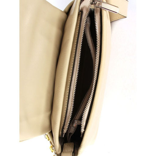 Сумка женская натуральная кожа GU 2033-8200, 1отд+карм/пер, плечевой ремень, бежевый SALE 265817 - Adelia фото 8