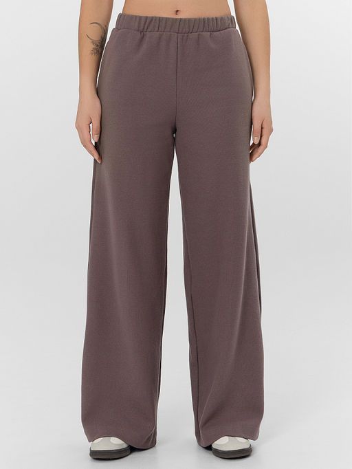 Комплект женский коричневый: джемпер и брюки - Mark formelle фото 4