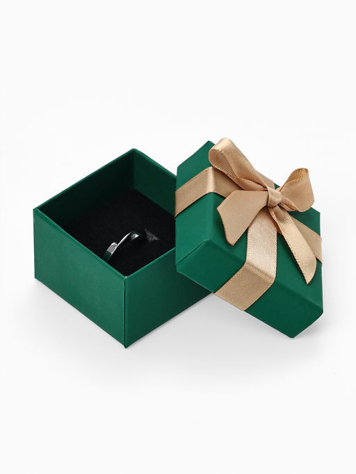 Набор коробочек подарочных 6 шт. под серьги/кольцо «Грин» 5×5×3, цвет зелёный (10319901)