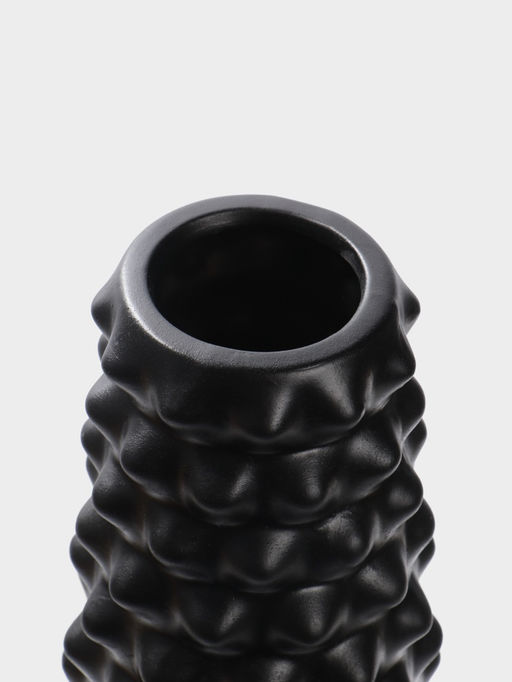 Ваза напольная керамика "Ларго" 57х13 см, чёрный
