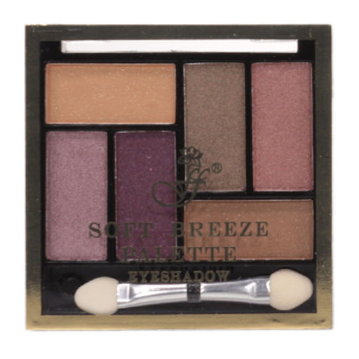 Ffleur Тени EP 06 тон 1 для век 6-ти цветные SOFT BREEZE PALETTE