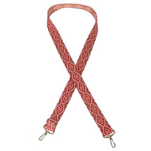 Плечевой ремень (стропа) ADEL-239/регулируемый, макс длина 150см, бриллиант красный 265941 - Adelia фото 2