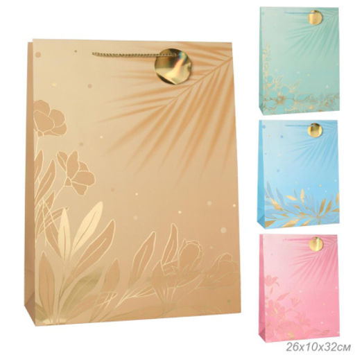 Пакет подарочный 32x26x10 / 8927M /уп 12/480/ микс - Галеонтрейд фото 5