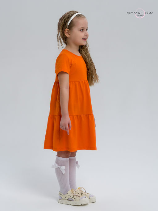 Платье Тия оранжевая - Sovalina фото 12