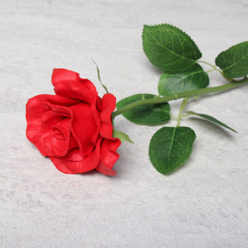 Цветок искусственный Роза 45 см / J105 /уп 40/480/ латекс - Галеонтрейд фото 4