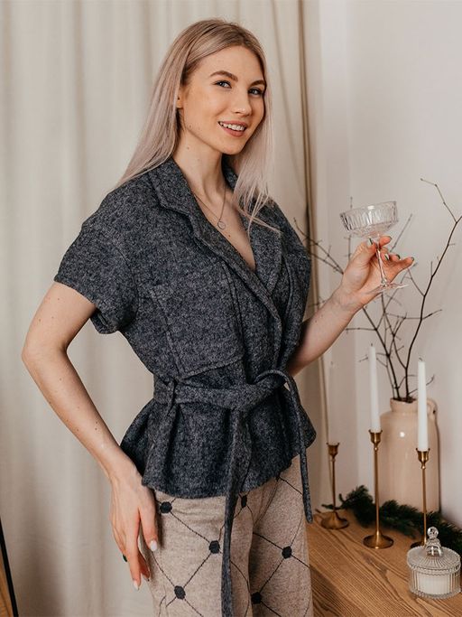 валяная шерсть жилет