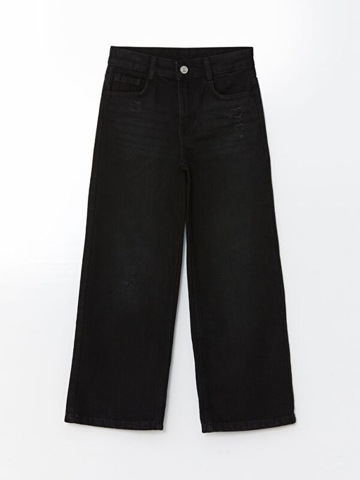 Wideleg K?z ?ocuk Jean Pantolon