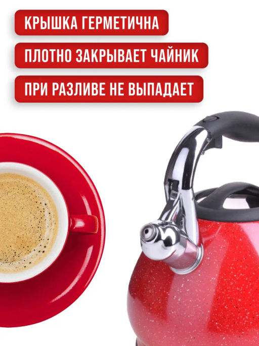 28555 Чайник 3,4л нерж/сталь со свистком MB (х12) - Mayer&boch фото 11