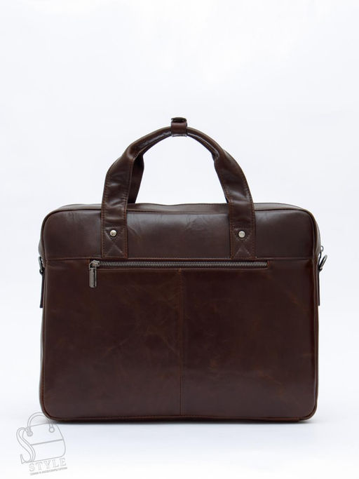 Портфель мужской кожаный 815XXL brown Fuzhiniao