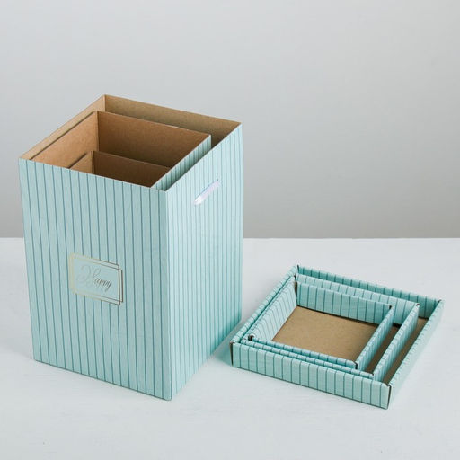 Набор коробок 3 в 1 Счастье, 10 18, 14 23, 17 25 см - Дарите счастье фото 8