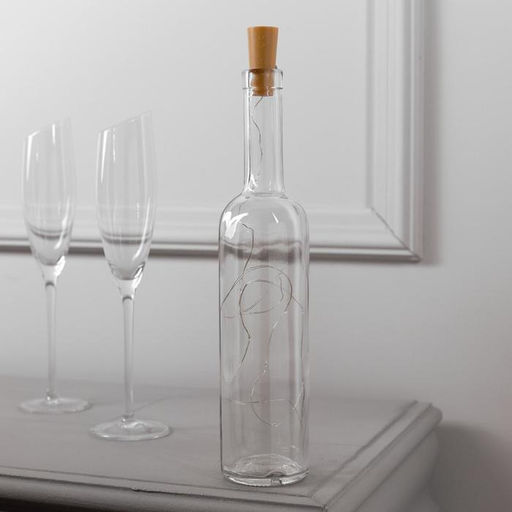 Гирлянда Нить 1 м роса с пробкой, IP20, серебристая нить, 10 LED, батарейка LR44х3 (в комплекте), свечение фиолетовое - Luazon lighting фото 6