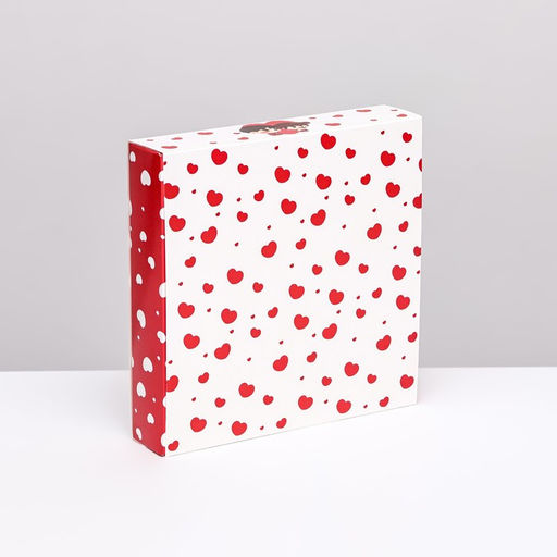 Цена за 5 шт. Коробка под 16 конфет, Love 17,7 х 17,7 х 3,8 см - UPAK LAND фото 3