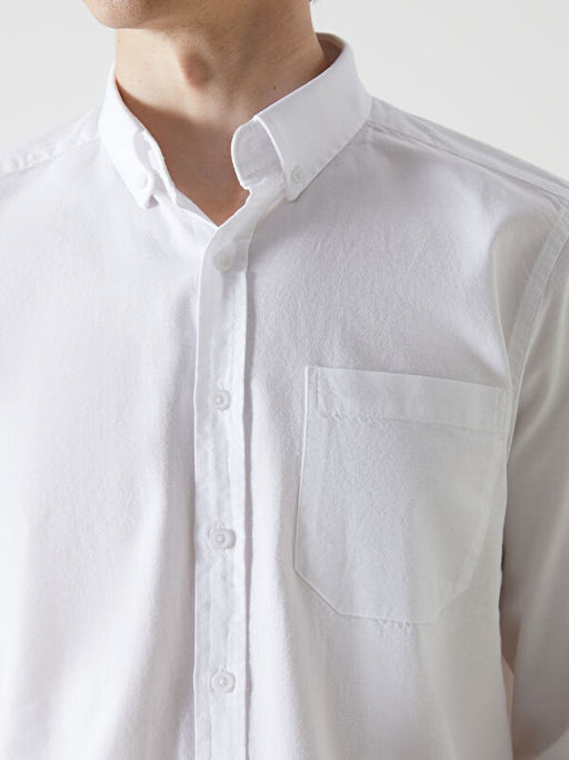 Regular Fit Uzun Kollu Oxford Erkek G?mlek