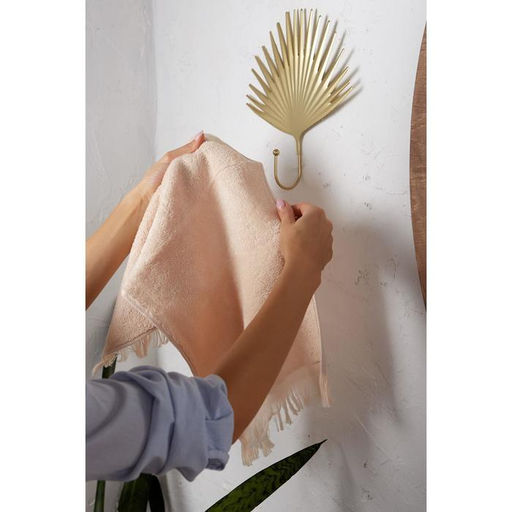 Полотенце махровое LoveLife Fringe 30х60 бежевый, 100% хлопок, 360 г/м2  фото 6