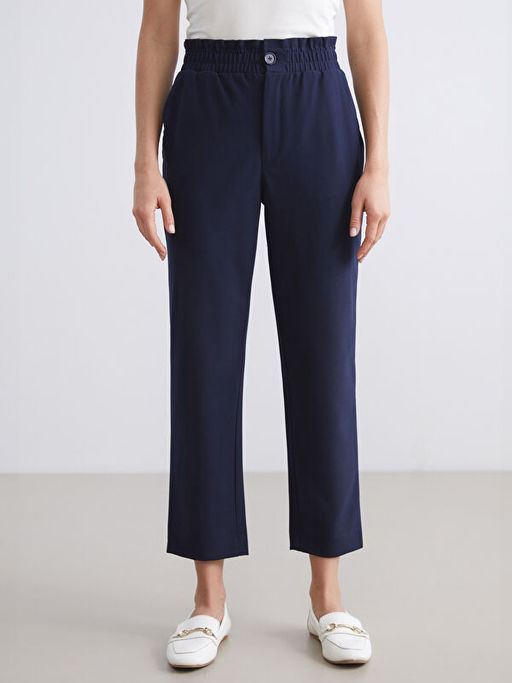 Beli Lastikli Havu? Kesim Kad?n Pantolon