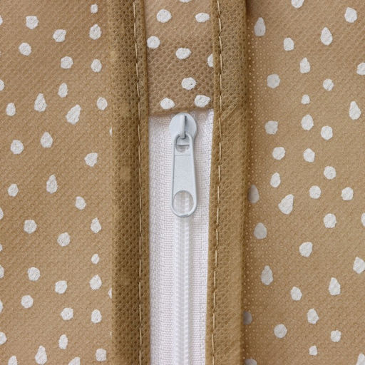 Чехол для одежды Доляна Points, ПВХ окно, 6090 см, бежевый  фото 5