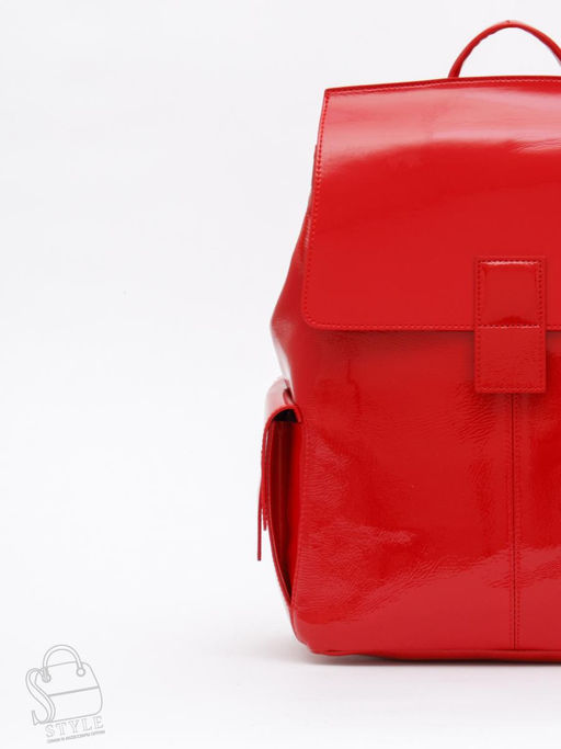 Рюкзак женский кожаный 18337-8 red Polina&Eiterou  фото 2