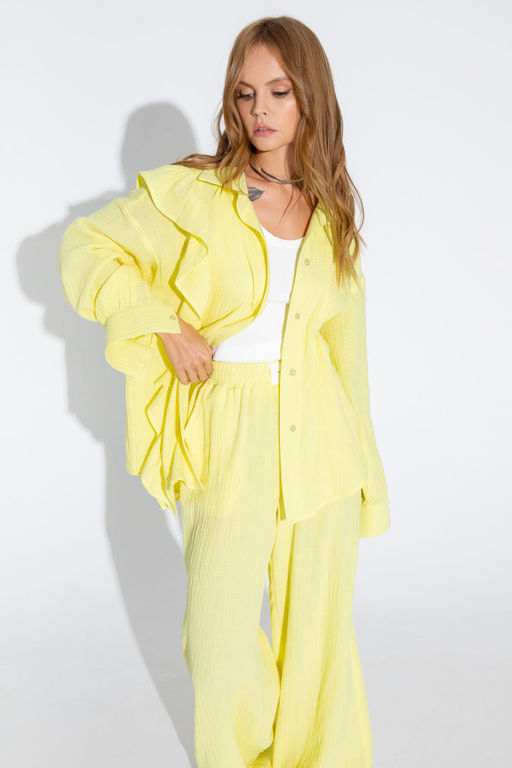 Рубашка Pirs 4619 желтый  фото 5