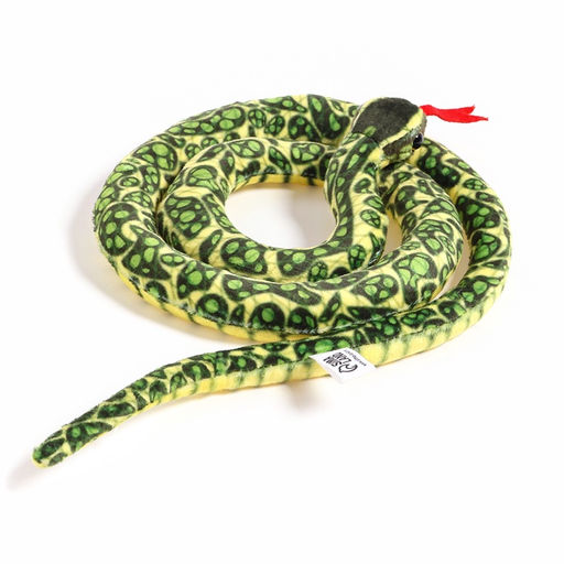 Мягкая игрушка Змея, 108 см, цвет зелёный - Simaland фото 8
