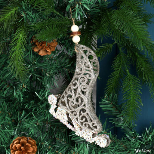 Новогоднее украшение Конек фигурный 14х14 см / FY-2056 /уп 440/ - Галеонтрейд фото 2