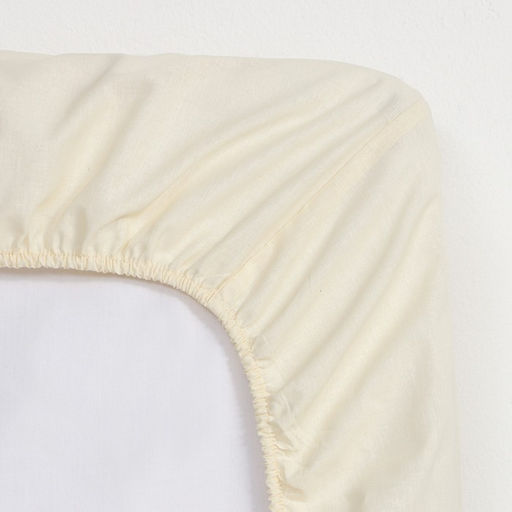 Простыня на резинке Этель 180*200*25, цв.молочный, 100% хлопок, поплин 125г/м2  фото 3