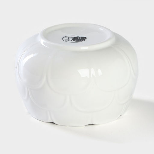 Сахарница с ложкой на бамбуковой подставке BellaTenero, 350 мл, фарфор, белая  фото 5