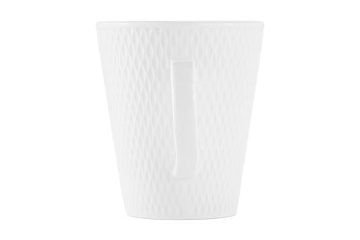 Кружка, 350 мл, фарфор P, белая, Diamonds