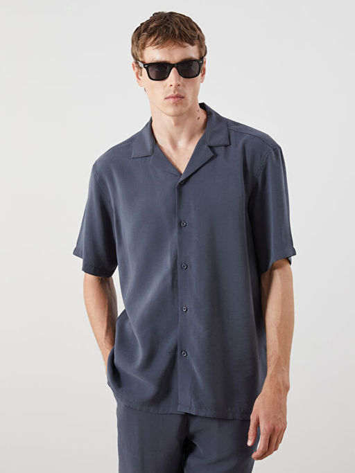 Regular Fit K?sa Kollu Arm?rl? Erkek G?mlek