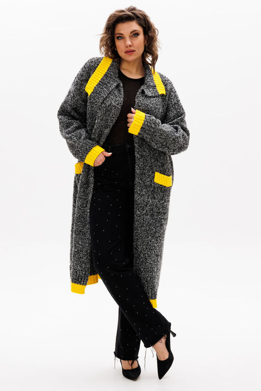 Кардиган Michel Chic 366 серый меланж фото 2