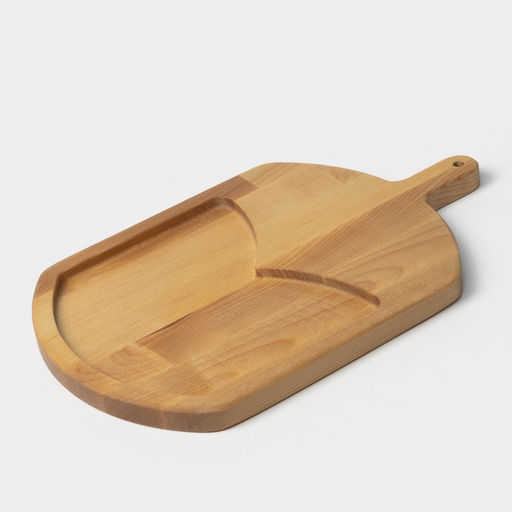 Подарочный набор посуды Adelica «Сырная мозаика», доска разделочная 35×22 см, менажницы 4 шт., 12.5×9 см, дерево берёза