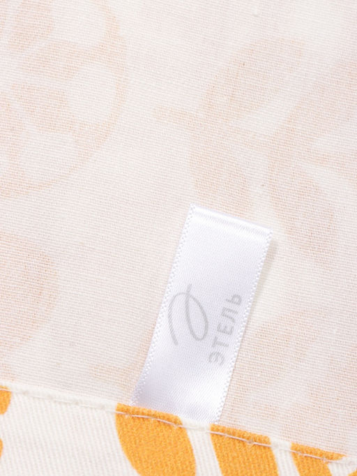 Дорожка на стол Этель Yellow garden 40?149 см, 100% хлопок, саржа 190 г/м?, белая/жёлтая