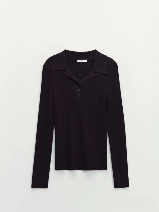 Джемпер из вискозы с отложным воротником / Zarina фото 8