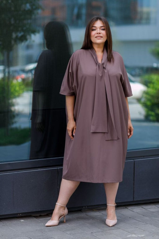 Платье Luxury Moda 1448 кофейный