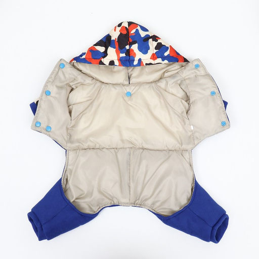 Комбинезон Go-Иди с утяжкой, размер 12 (ДС 28, ОГ 38, ОШ 27 см), синий/камуфляж - Simaland фото 8