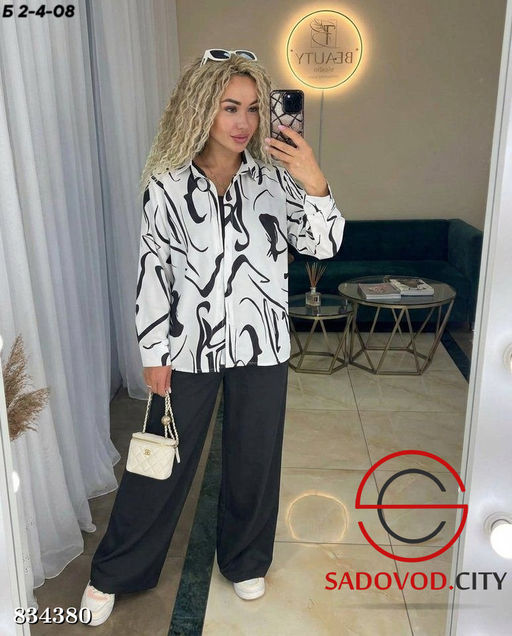 Костюм женский с принтом - Bruno фото 3