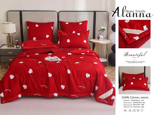 Одеяло Alanna Beautiful с простыней и наволочками ODALAC008 Евро