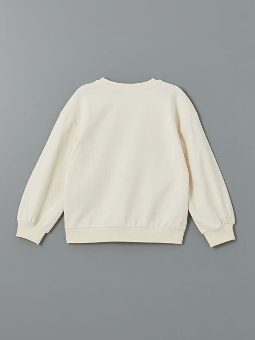 Bisiklet Yaka K?z ?ocuk Sweatshirt