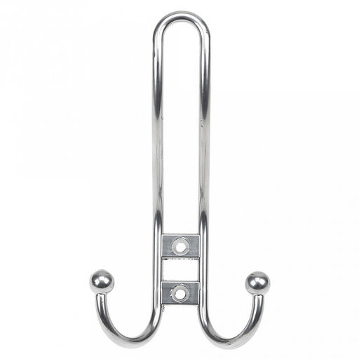 Крючок-вешалка №12, под хром (Россия) Товар отгружается без клеевой этикетки. - Домашняя мода фото 2