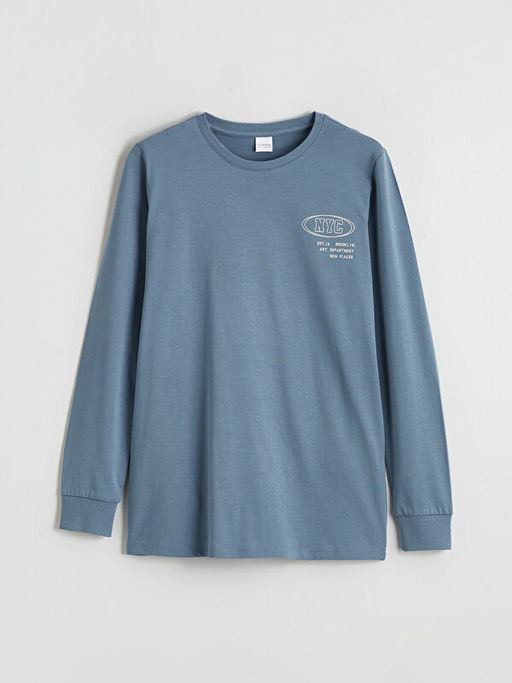 New York Bask?l? Erkek ?ocuk Pijama Tak?m?