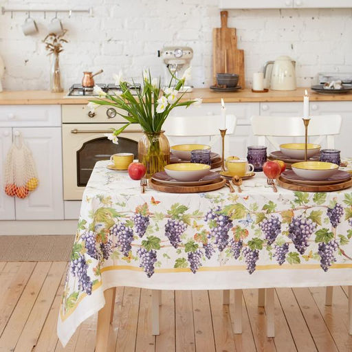 Скатерть «Этель» Provence, 180×150 +/- 3 см, 100% хлопок, саржа 190 г/м²