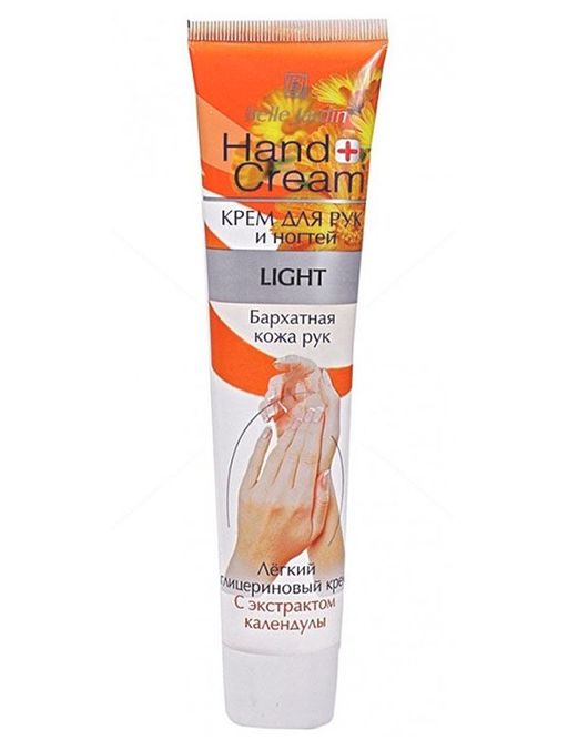Belle Jardin Hand+Cream Light Бархатная кожа рук глицерин.Крем с экс.Календ. (125мл).48