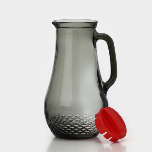 Кувшин «Крист», 1.5 л, стекло, крышка МИКС