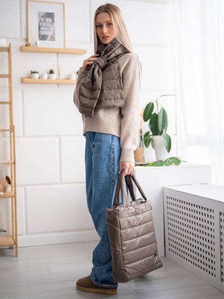 Шарф кофе - Yollochka фото 2