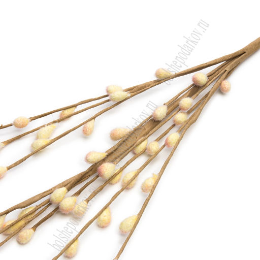 Веточка декоративная Верба 70 см (SF-8132) желтый/красный - Больше подарков фото 2