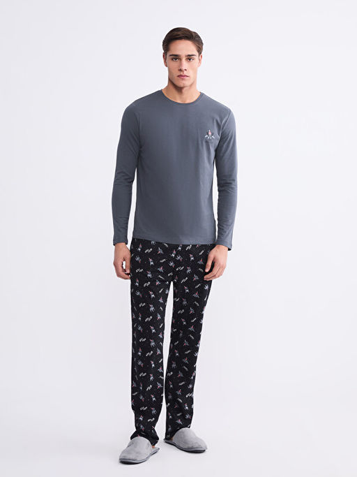 Standart Kal?p Erkek Pijama Tak?m?