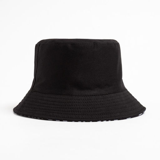 Панама женская MINAKU принт зебра, чёрная, белый, размер 56-58