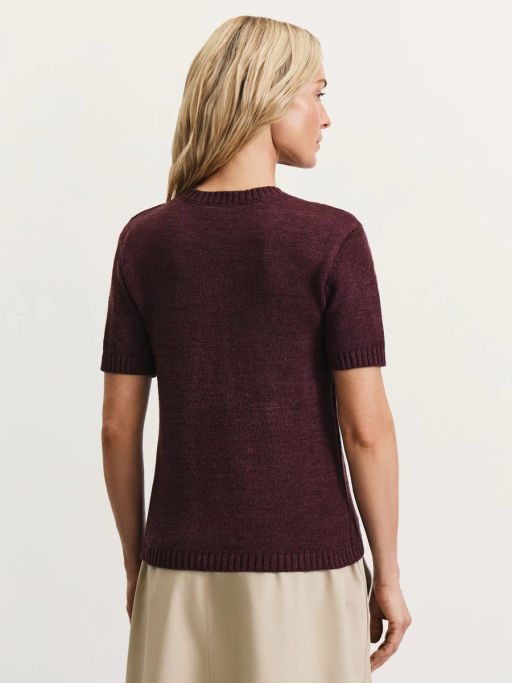 Вязаный кардиган с коротким рукавом / Zarina  фото 5