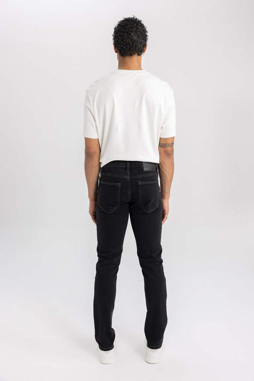 Pedro Slim Fit Джинсовые брюки узкого кроя с нормальной талией и узкими штанинами - Defacto фото 7