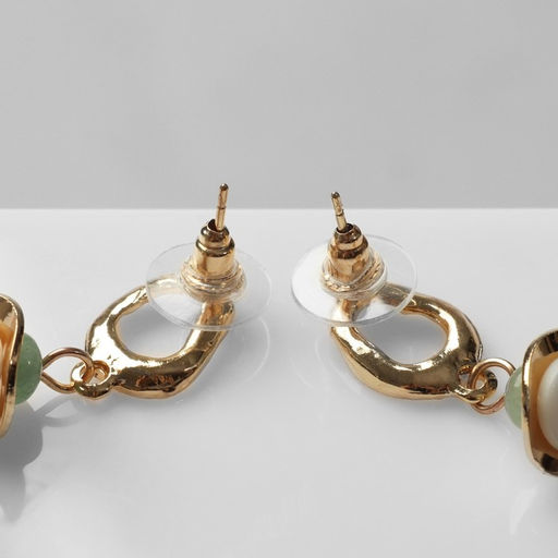 Серьги ассорти Ваканда стиль, овал, цвет коричневый - Queen fair фото 2