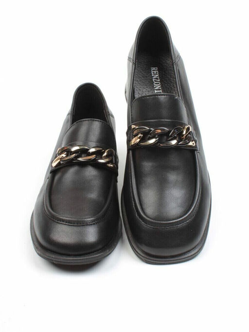 03-PDG196-1 BLACK Лоферы женские (натуральная кожа) - Фабричный китай фото 14